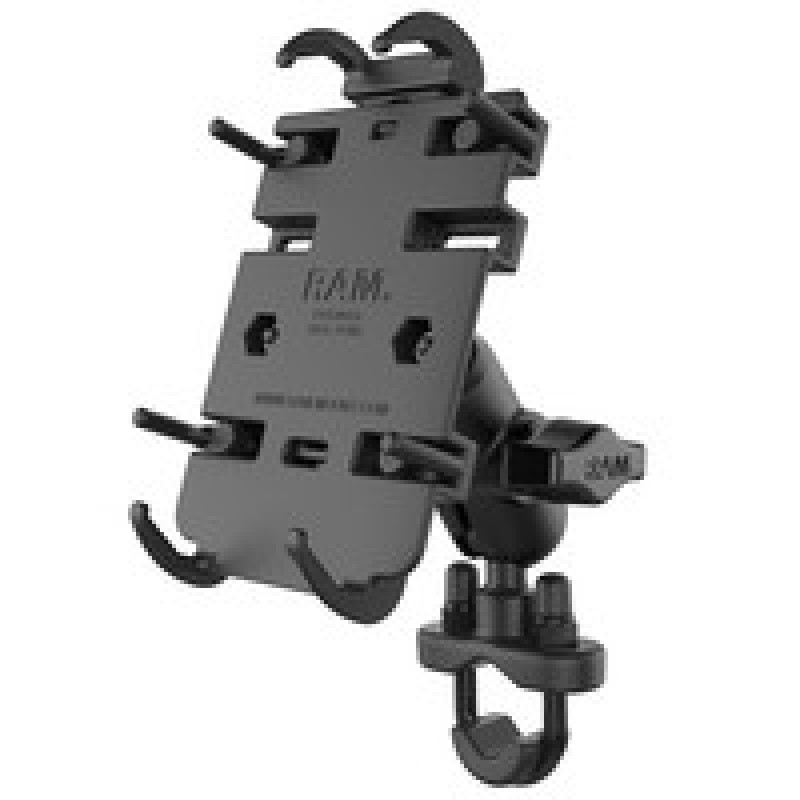 RAM® Quick-Grip™ Phone Mount with Handlebar U-Bolt Base RAMB149ZAPD3U