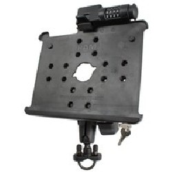 RAM® Latch-N-Lock™ for Apple iPad Gen 1-2 with Handlebar U-Bolt Base