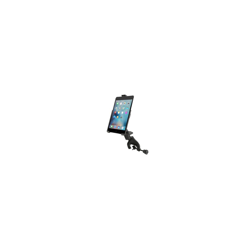 RAM® EZ-Roll'r™ Cradle with Yoke Clamp Mount for Apple iPad mini 4 & 5