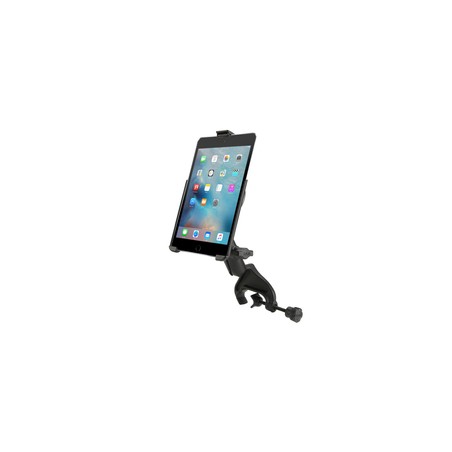 RAM® EZ-Roll'r™ Cradle with Yoke Clamp Mount for Apple iPad mini 4 & 5