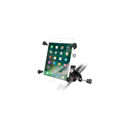 RAM® X-Grip® Mount with Yoke Clamp Base for 7"-8" Tablets
