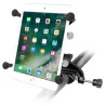 RAM® X-Grip® Mount with Yoke Clamp Base for 7"-8" Tablets
