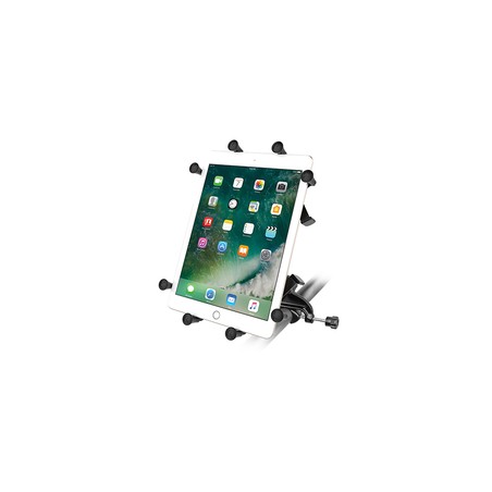 RAM® X-Grip® Mount with Yoke Clamp Base for 9"-10" Tablets