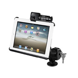 RAM® Drill-Down Mount with RAM® Latch-N-Lock™ for Apple iPad Gen 1 & 2
