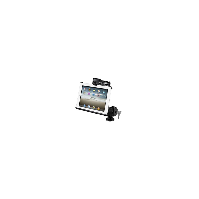 RAM® Drill-Down Mount with RAM® Latch-N-Lock™ for Apple iPad Gen 1 & 2