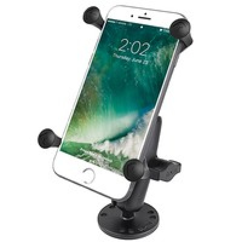 RAM® X-Grip® Large Phone Mount with Drill-Down Base