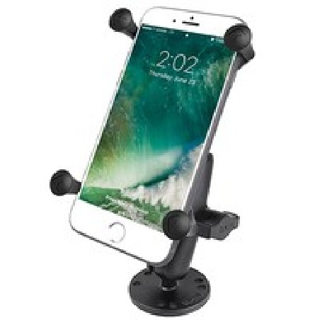 RAM® X-Grip® Large Phone Mount with Drill-Down Base
