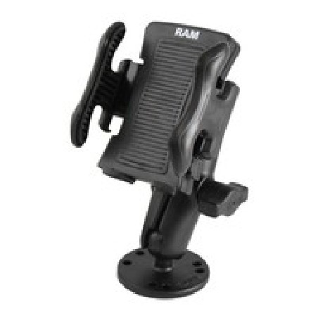 RAM® Drill-Down Mount with Spring-Loaded Phone Holder