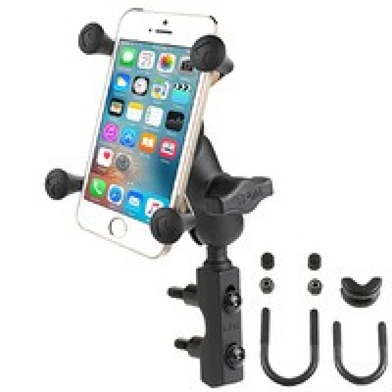 RAM® X-Grip® Phone Mount with Motorcycle Brake/Clutch Reservoir Base RAMB174AUN7U
