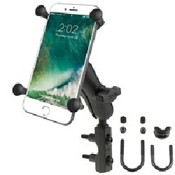RAM® X-Grip® Large Phone Mount with Brake/Clutch Reservoir Base RAMB174UN10