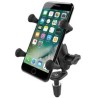 RAM® X-Grip® Phone Holder with Motorcycle Fork Stem Base