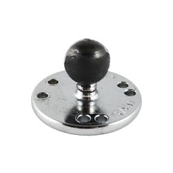 RAM® Chrome Round Plate with Ball