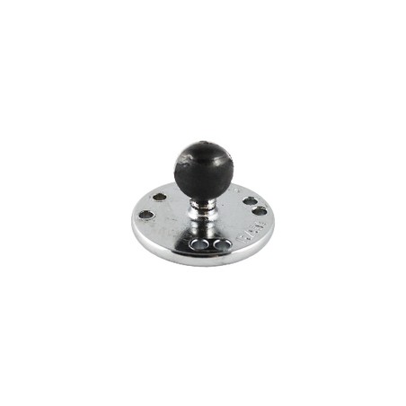 RAM® Chrome Round Plate with Ball