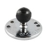 RAM® Chrome Round Plate with Ball