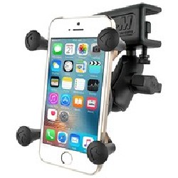 RAM® X-Grip® Phone Mount with Glare Shield Clamp Base
