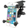 RAM® X-Grip® Phone Mount with Glare Shield Clamp Base