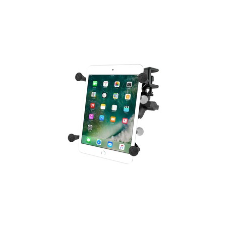 RAM® X-Grip® Mount with Glare Shield Clamp Base for 7"-8" Tablets