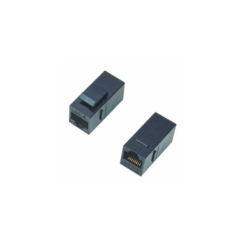 DATACOM Spojka panel UTP 2 x RJ45 (8p8c) Cat6,přímá,plast
