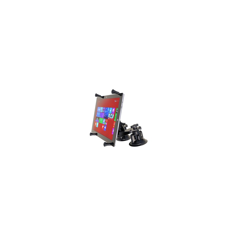 RAM® X-Grip® with RAM® Twist-Lock™ Pivot Suction for 12" Tablets