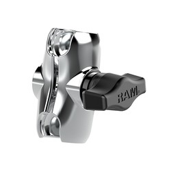 RAM® Chrome Double Socket Arm RAMB201ACHU