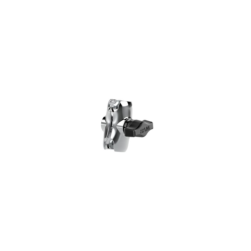RAM® Chrome Double Socket Arm RAMB201ACHU