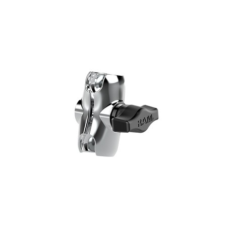 RAM® Chrome Double Socket Arm RAMB201ACHU