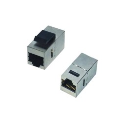 DATACOM Spojka panel STP 2 x RJ45 (8p8c) Cat6,přímá,plast
