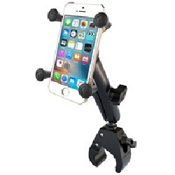 RAM® X-Grip® Phone Mount with RAM® Tough-Claw™ Small Clamp Base RAMB400CUN7U