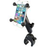 RAM® X-Grip® Phone Mount with RAM® Tough-Claw™ Small Clamp Base RAMB400CUN7U