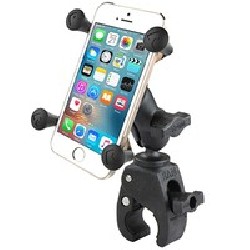 RAM® X-Grip® Phone Mount with RAM® Tough-Claw™ Small Clamp Base RAMB400AHOLUN7BU
