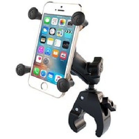 RAM® X-Grip® Phone Mount with RAM® Tough-Claw™ Small Clamp Base RAMB400HOLUN7BU