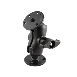 RAM® Universal Double Ball Mount with Two Large Round Plates RAMD101UC