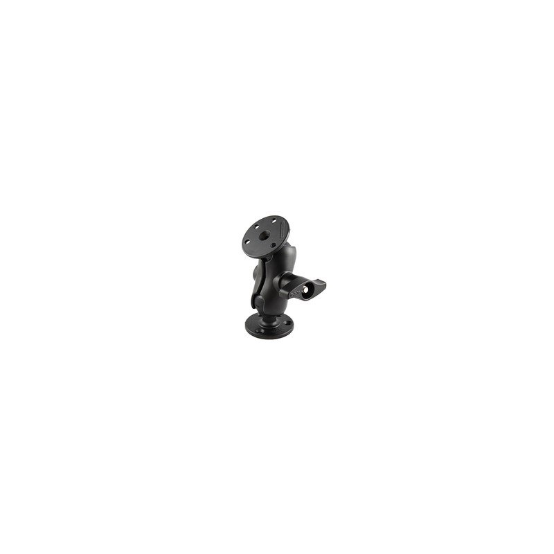RAM® Universal Double Ball Mount with Two Large Round Plates RAMD101UC