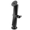 RAM® Universal Double Ball Mount with Two Large Round Plates RAMD101UE
