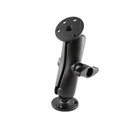 RAM® Universal Double Ball Mount with Two Large Round Plates RAMD101U