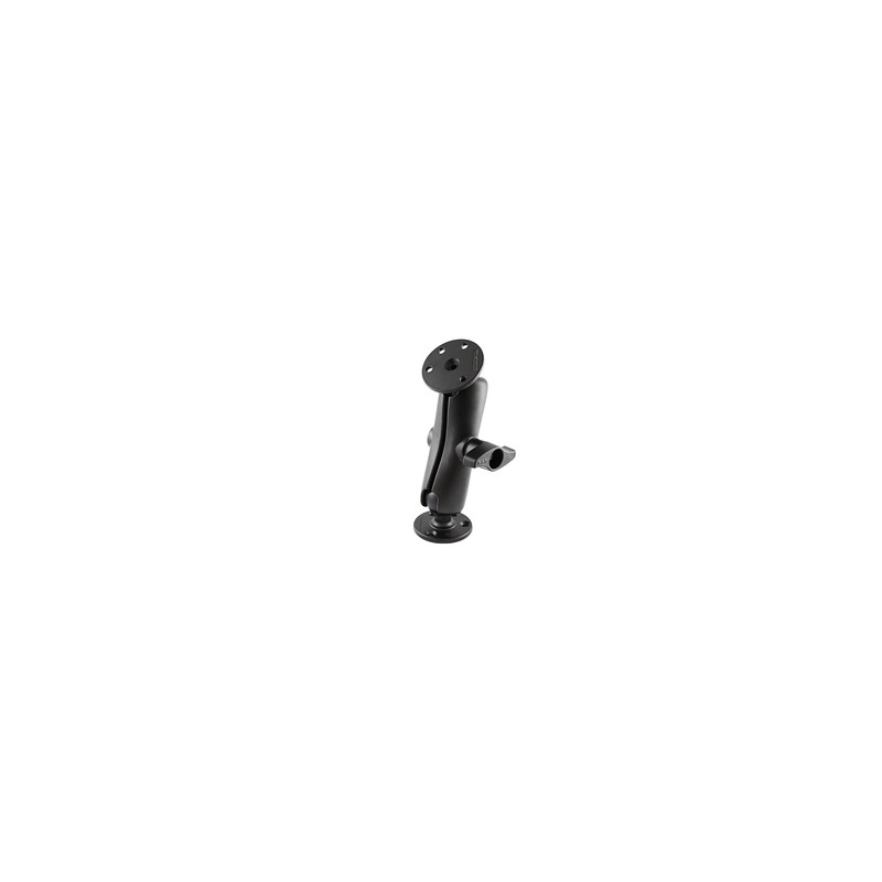 RAM® Universal Double Ball Mount with Two Large Round Plates RAMD101U
