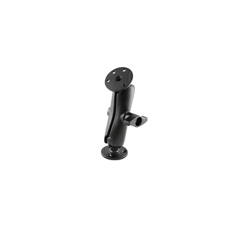 RAM® Universal Double Ball Mount with Two Large Round Plates RAMD101U