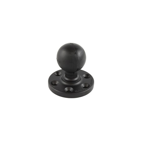 RAM® Large Round Plate with 6-Hole Pattern and Ball