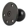 RAM® Large Round Plate with Ball & Steel Reinforced Bolt RAMD202UIN1