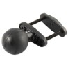 RAM® Square Post Clamp Base for Posts up to 2" Wide RAMD247U2