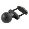 RAM® Square Post Clamp Base for Posts up to 1.7" Wide RAMD247U17