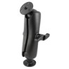 RAM® Universal Double Ball Mount with Two Large Round Plates RAME101U