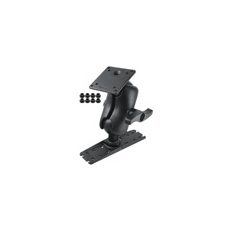 RAM® Ball Mount with 100x100mm VESA Plate & Large Electronics Plate