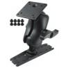 RAM® Ball Mount with 100x100mm VESA Plate & Large Electronics Plate