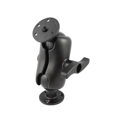 RAM® Universal Double Ball Mount with Two Large Round Plates RAME101UD