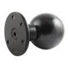RAM® Large Round Plate with Ball & Steel Reinforced Bolt RAME202UIN1