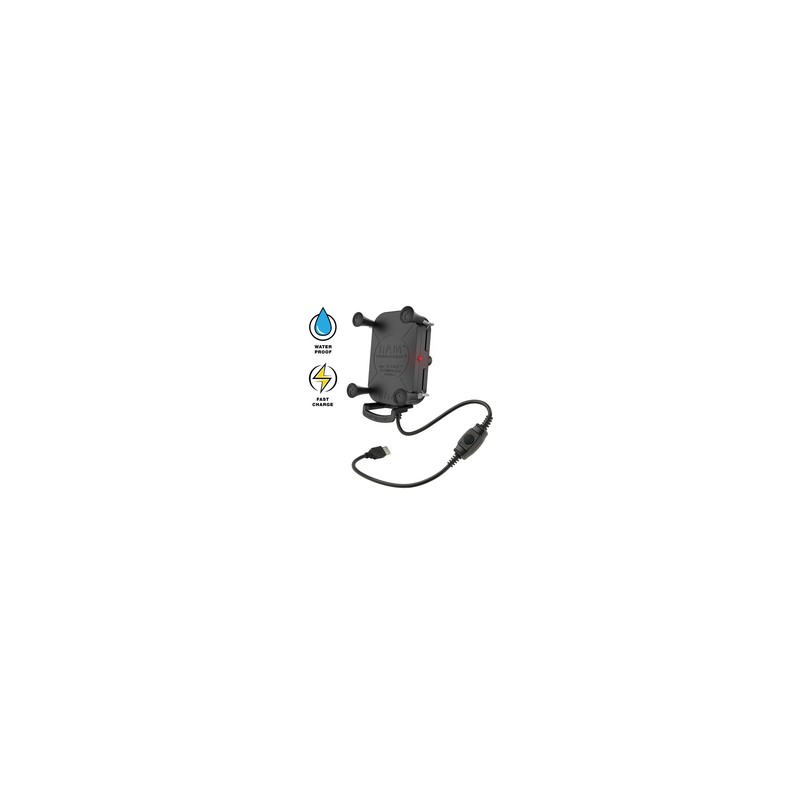 RAM® Tough-Charge™ with X-Grip® 15W Waterproof Wireless Charging Holder