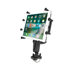 RAM® X-Grip® Mount with Double U-Bolt Base for 9"-10" Tablets