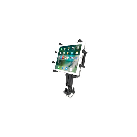 RAM® X-Grip® Mount with Double U-Bolt Base for 9"-10" Tablets