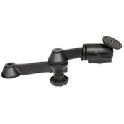 RAM® 12" Double Swing Arm with Round Plate